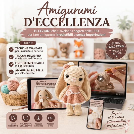 AMIGURUMI D'ECCELLENZA: Il Metodo per Creazioni Impeccabili